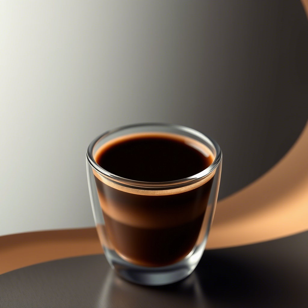 Ristretto in retro cup